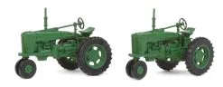 Walthers SceneMaster HO 949-4161 Farm Tractors 2-Pack (Green)