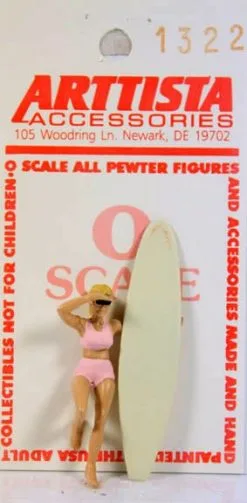 Arttista Accessories O 1322 Surfer Girl With Board