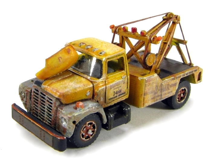 Showcase Miniatures N 89 1960s "I" Class Distressed Wrecker Kit 1 Showcase Miniatures N 89 1960s "I" Class Distressed Wrecker Kit